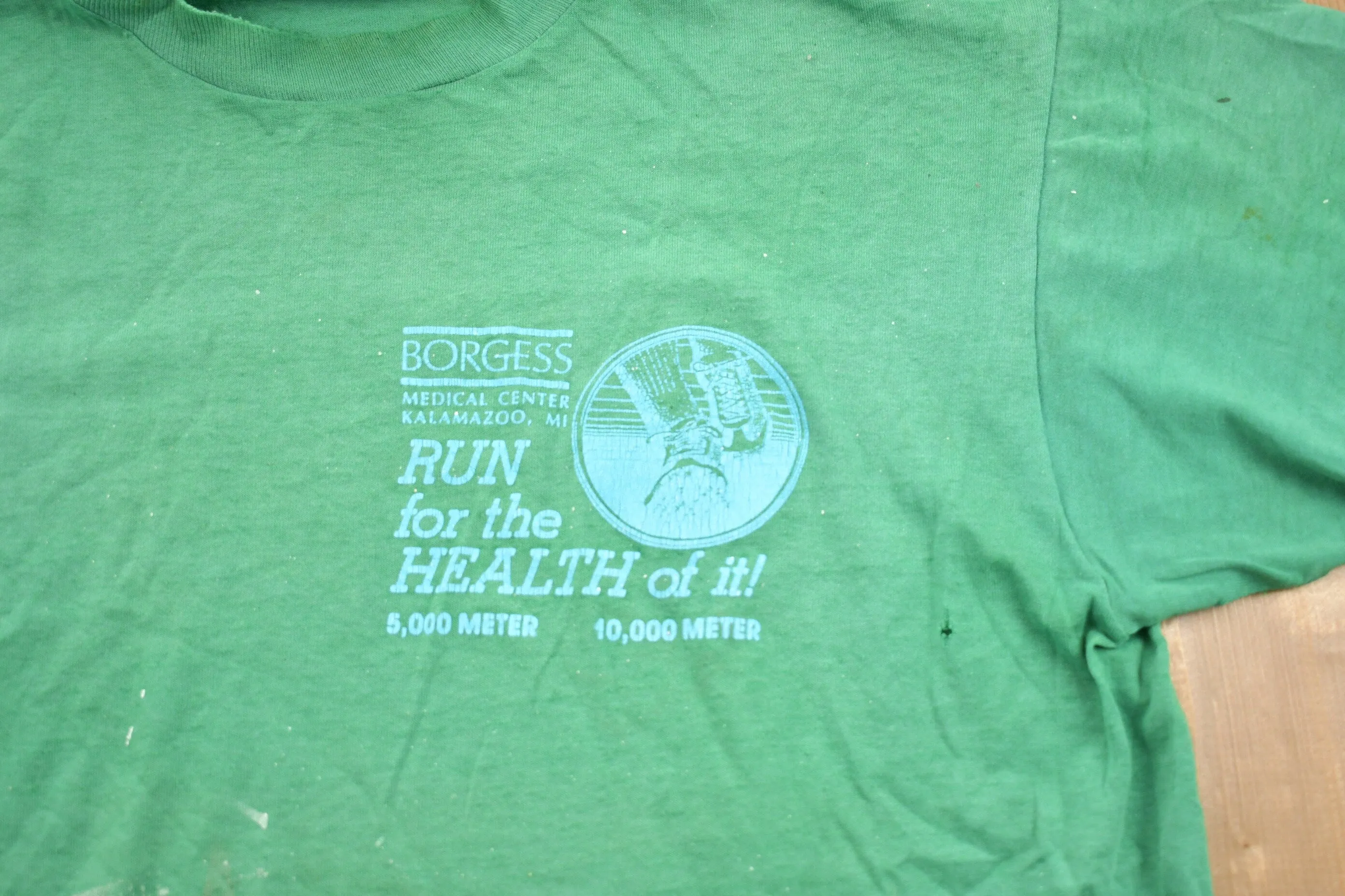 Vintage 1970s Nike Run For The Health Of It Graphic T-Shirt / Graphic / 70s Nike / Streetwear / Retro Style / Single Stitch / Made In USA