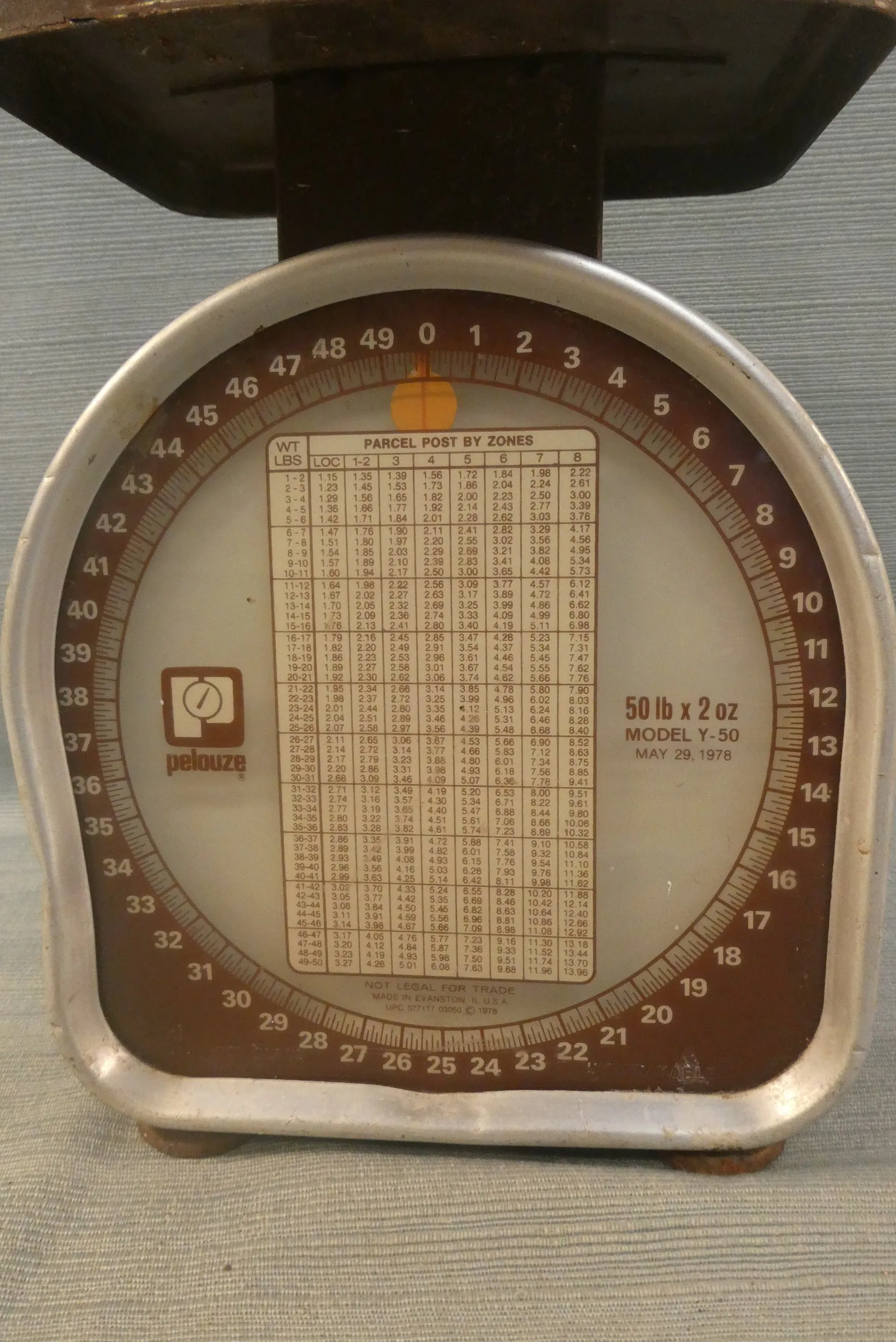 Vintage Pelouze Postal Scale