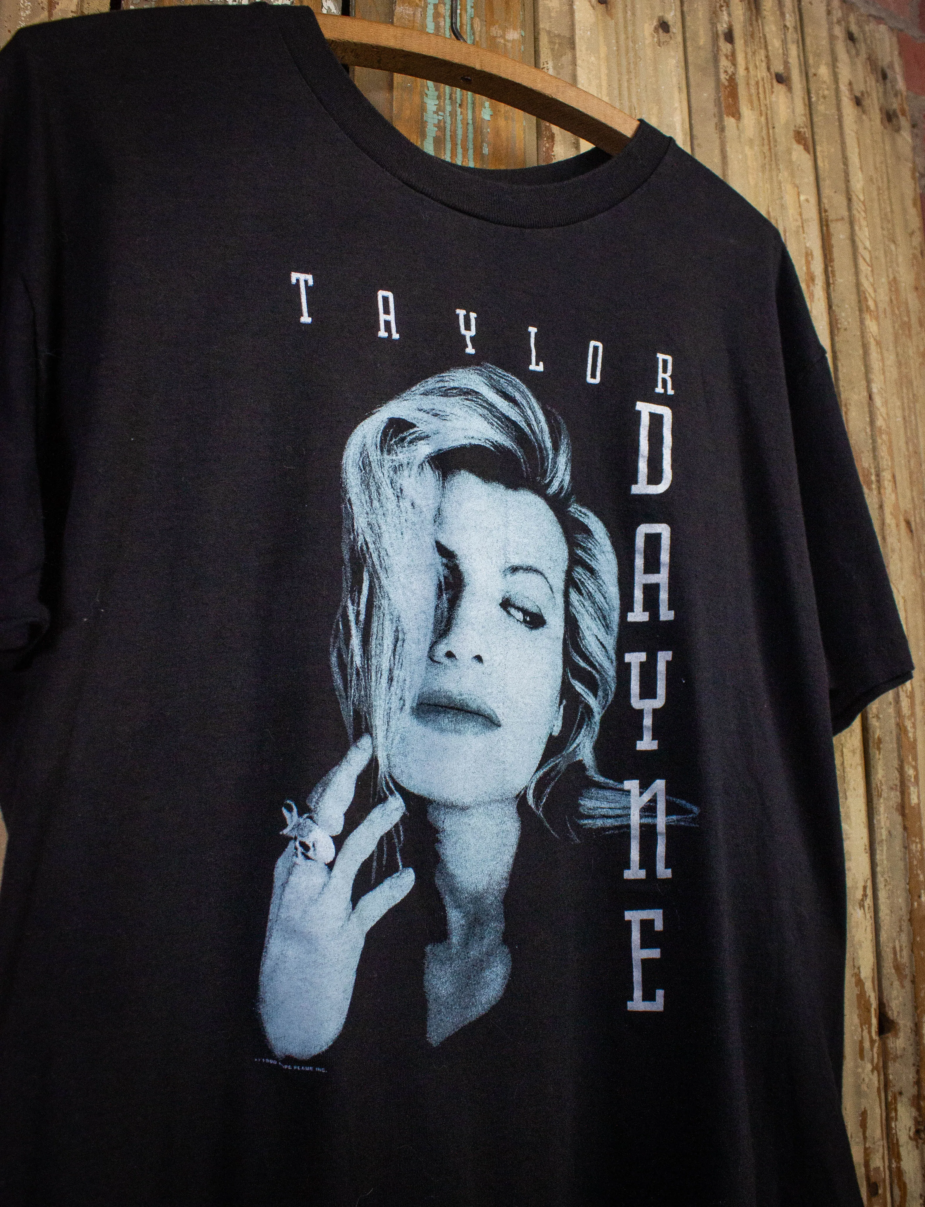 Vintage Taylor Dayne Tour Concert T Shirt 1990 Black XL